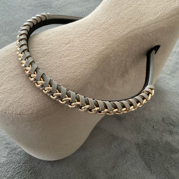 Elegant Gold and Silver Chain Headband - Picture 2 of 4